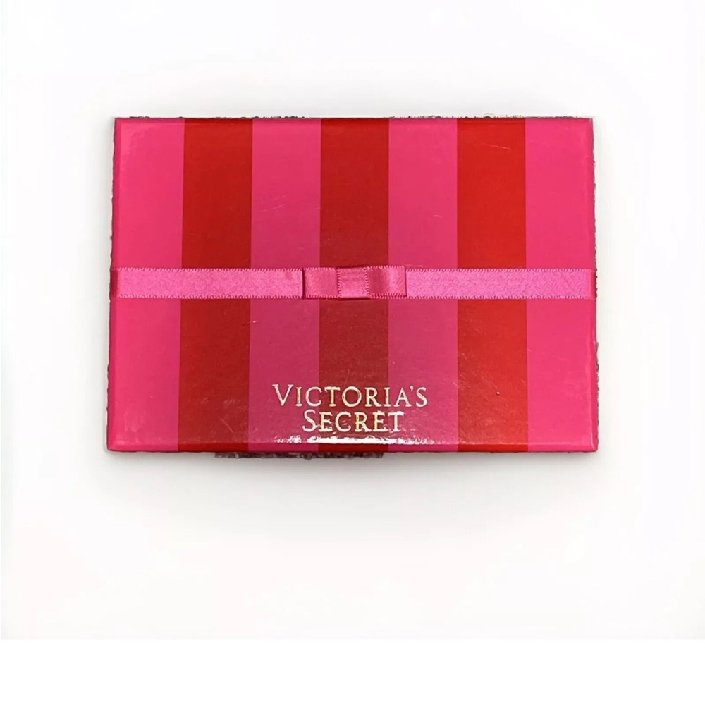 Victoria’s Secret Hot Pink Striped Gift Card Box